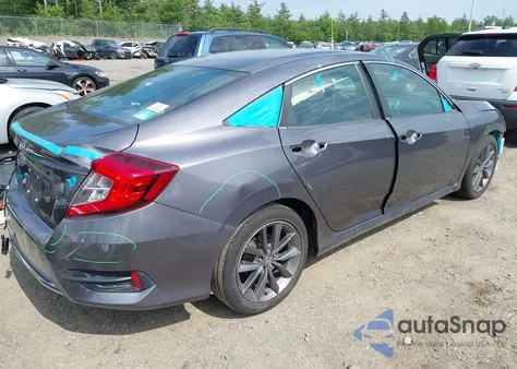 2020 Honda Civic Ex из США, поврежденный, VIN 19XFC1F34LE204613